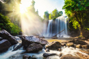 Cachoeira Tropical no Cambodia