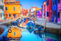 Casas Coloridas em Burano, Veneza