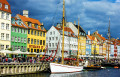 Beira-mar de Nyhavn, Copenhagen, Dinamarca
