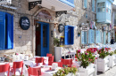 Restaurante de Rua em Alacati, Turquia