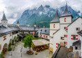 Castelo Hohenwerfen na Áustria
