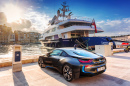 BMW I8 na Marina em Birgu, Malta