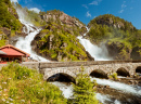 Cachoeira Latefossen, Odda, Noruega