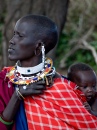 Mulher e Bebê Maasais