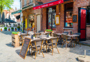 Restaurante em Bruges, Bélgica