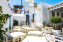 Café de Rua em Naxos, Grécia
