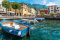 Cidade Velha de Malcesine, Lago Garda, Itália