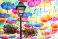 Guarda-chuvas Coloridos em Águeda, Portugal