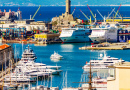 Porto de Genoa, Itália