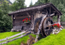 Antigo Moinho de Madeira na Áustria