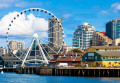 Roda Gigante de Seattle e Beira-mar