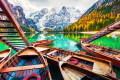 Lago Braies, Alpes Italianos