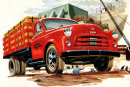 Caminhão Ton Stake Dodge de 1954 1 1/2