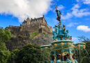 Castelo Edinburgh e Fonte Ross, Escócia