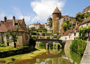 Cidade Medieval da Borgonha de Semur En Auxois