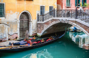 Canal Estreito em Veneza, Itália