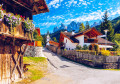 Vila de Santa Maddalena, Tirol do Sul, Itália