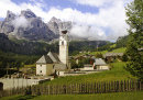 Igreja de Calfosch, Val Badia, Alpes Italianos