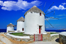 Moinhos de Vento da Ilha de Mykonos, Grécia