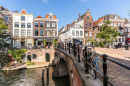 Canal de Oudegracht, Utrecht, Holanda