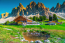 Montanhas Odle, Alto Adige, Dolomitas, Itália