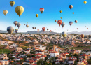 Balões Voando Sobre Goreme, Turquia