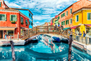 Ilha Burano, Veneza, Itália