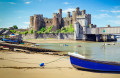 Castelo de Conwy no País de Gales, Reino Unido