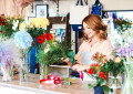 Florista no Trabalho