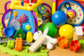 Coleção de Brinquedos Coloridos