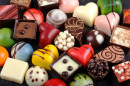 Variedade de Chocolates e Pralinas