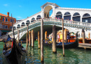 Grande Canal e Ponte Rialto em Veneza