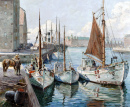 Navios de Pesca no Porto de Copenhague
