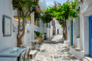 Cidade de Naousa, Ilha de Paros, Grécia