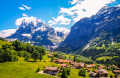 Vila de Grindelwald, Suíça