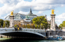 Ponte Alexandre III e o Grande Palácio, Paris