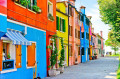 Ilha de Burano em Veneza