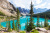Lago Moraine, Parque Nacional Banff, Canadá