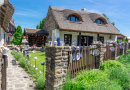 Vila de Tihany no Lago Balaton, Hungria