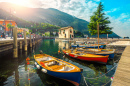 Resort Torbole, Lago de Garda, Itália