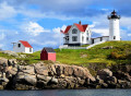 Farol de Cape Neddick Nubble, Maine
