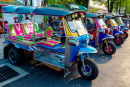 Mototáxi Estilo Tuk-tuk em Bangkok, Tailândia