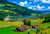 Lago Lungernsee e Vila Suíça Lungern