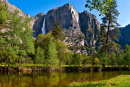 Rio Merced e Cataratas de Yosemite