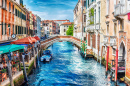 Canal Rio Dei Greci em Veneza