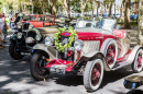 Exposição de carros antigos em Lisboa, Portugal