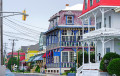 Casas vitorianas em Cape May NJ