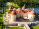 Castelo de Moritzburg em Saxônia, Alemanha