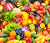 Frutas e Legumes Maduros Variados