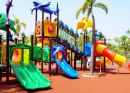 Parque infantil em Sriracha Park, Tailândia